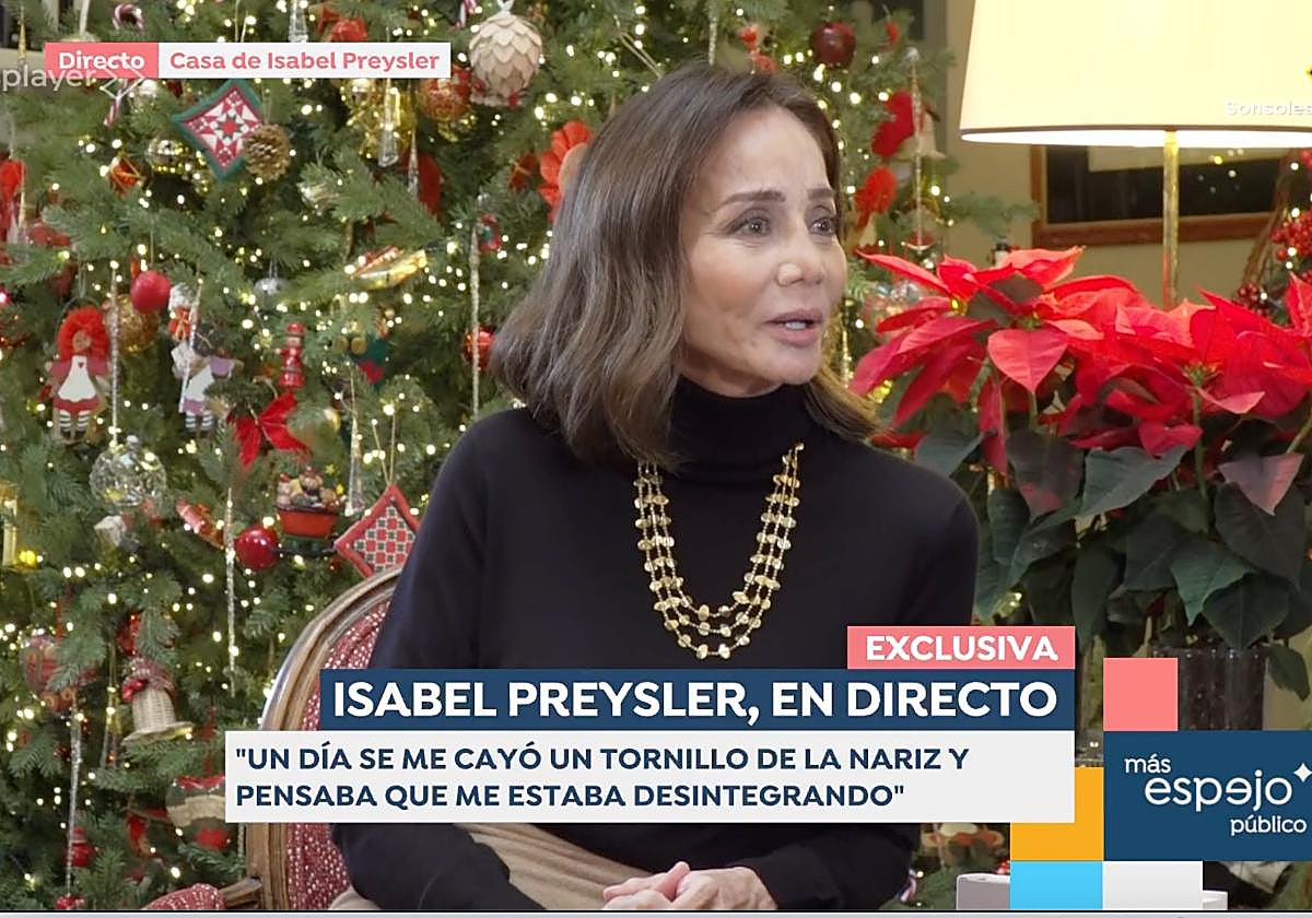 Isabel Presyler se ha pronunciado rotunda sobre Pedro Sánchez en 'Espejo Público'
