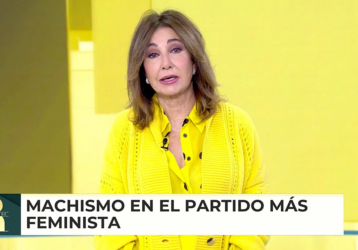 Ana Rosa Quintana, presentadora de 'El programa de Ana Rosa', ha sentenciado al PSOE por los casos de abusos sexuales.