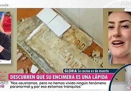 Compran un piso y descubren que la encimera de la cocina está hecha con lápidas funerarias: «Hay olores extraños, la televisión se enciende y apaga sola…»