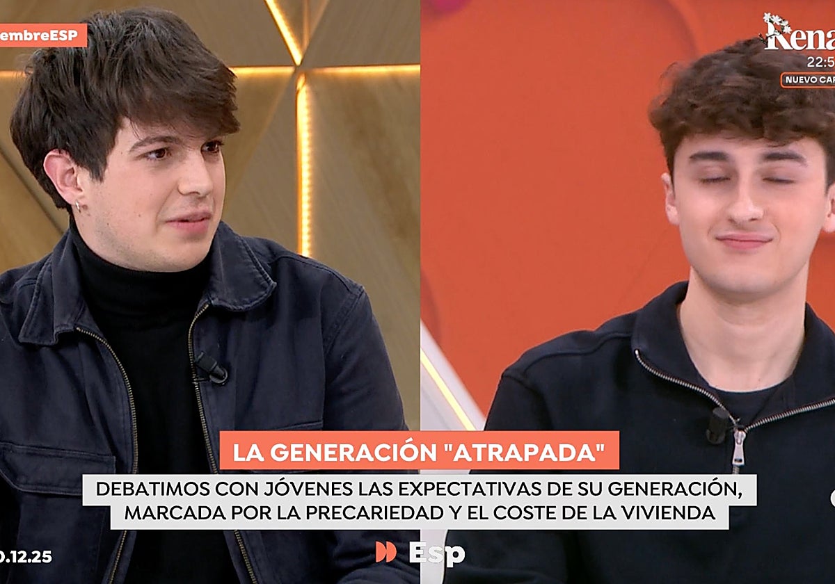 Un joven ha respondido alto y claro en 'Espejo Público' a la pregunta si la juventud de hoy en día vivirá peor que sus padres.
