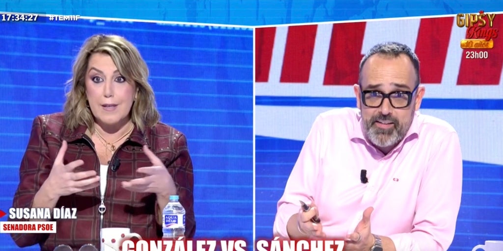 Así responde Susana Díaz a la pregunta  trampa  de Risto Mejide: «¿Pero tú con quién vas? ¿Con Felipe González o con Pedro Sánchez?»