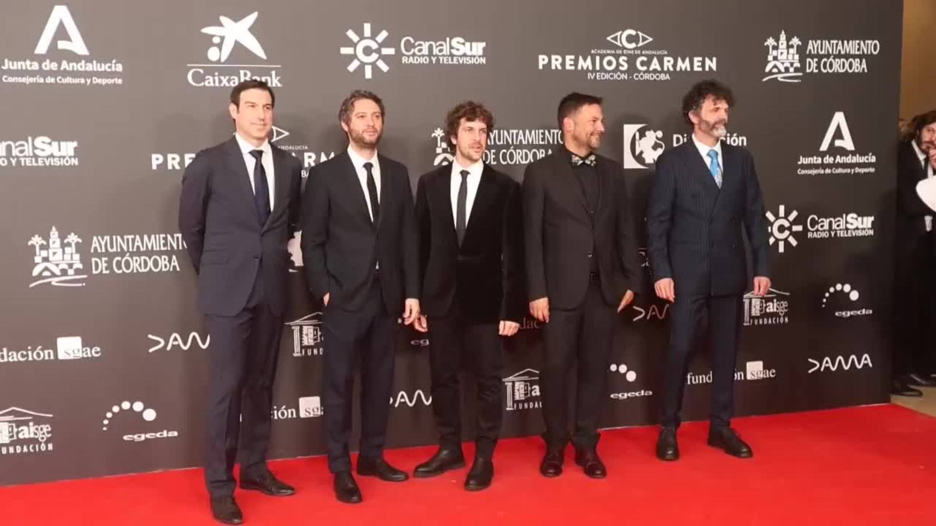 La alfombra roja abre en Córdoba la fiesta de los premios del cine