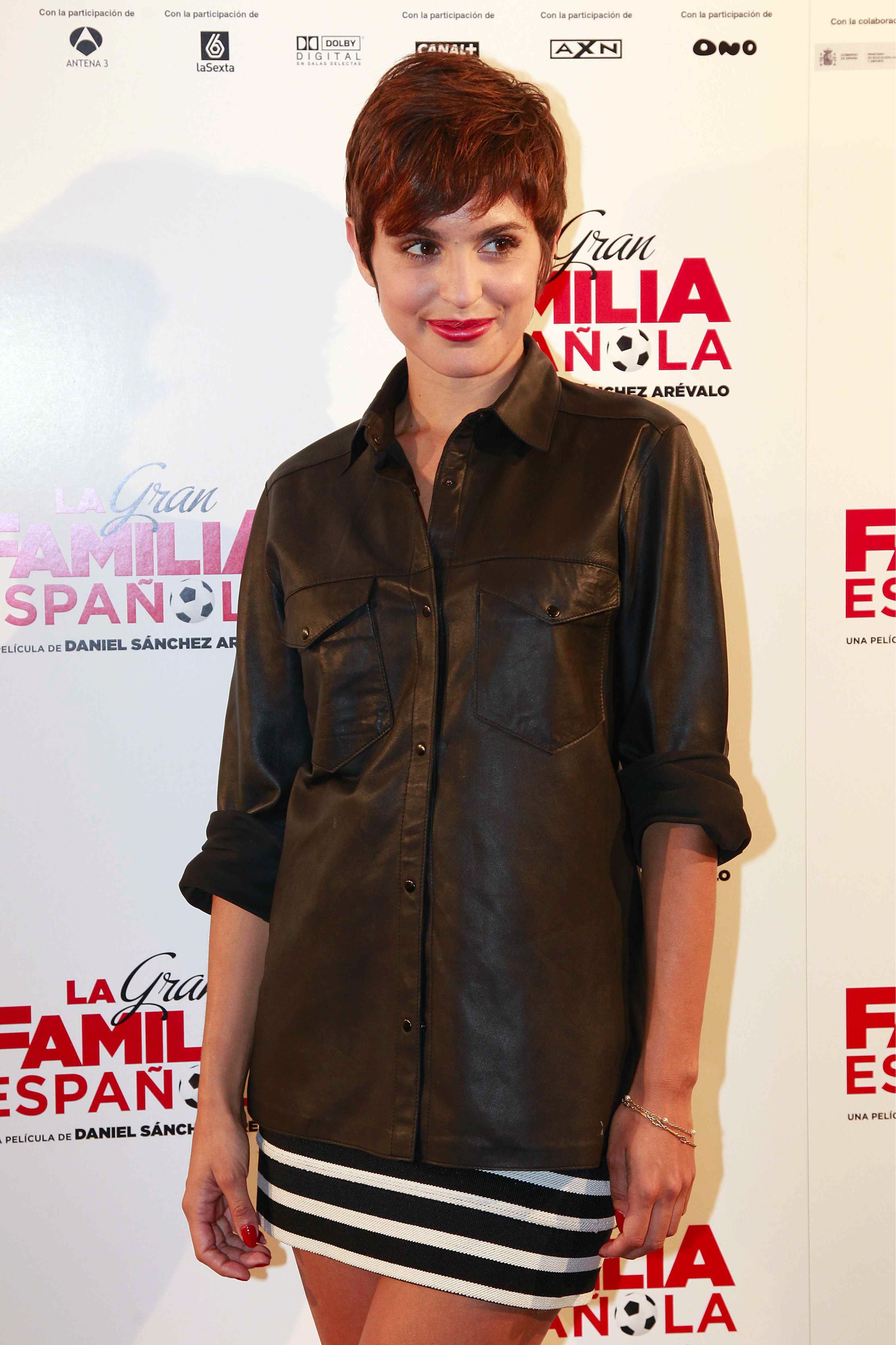 Verónica Echegui en la promoción de 'La gran familia española'