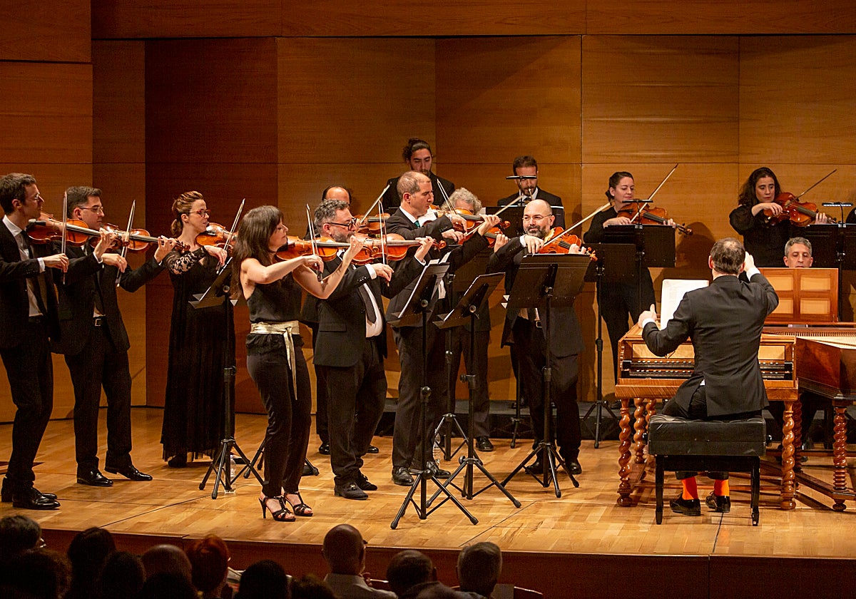 La Orquesta Barroca de Sevilla durante el concierto ofrecido en el FeMÀS