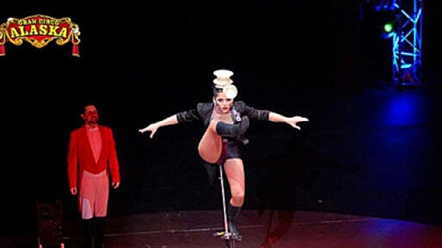 Imagen de uno de los espectáculos del Gran Circo Alaska