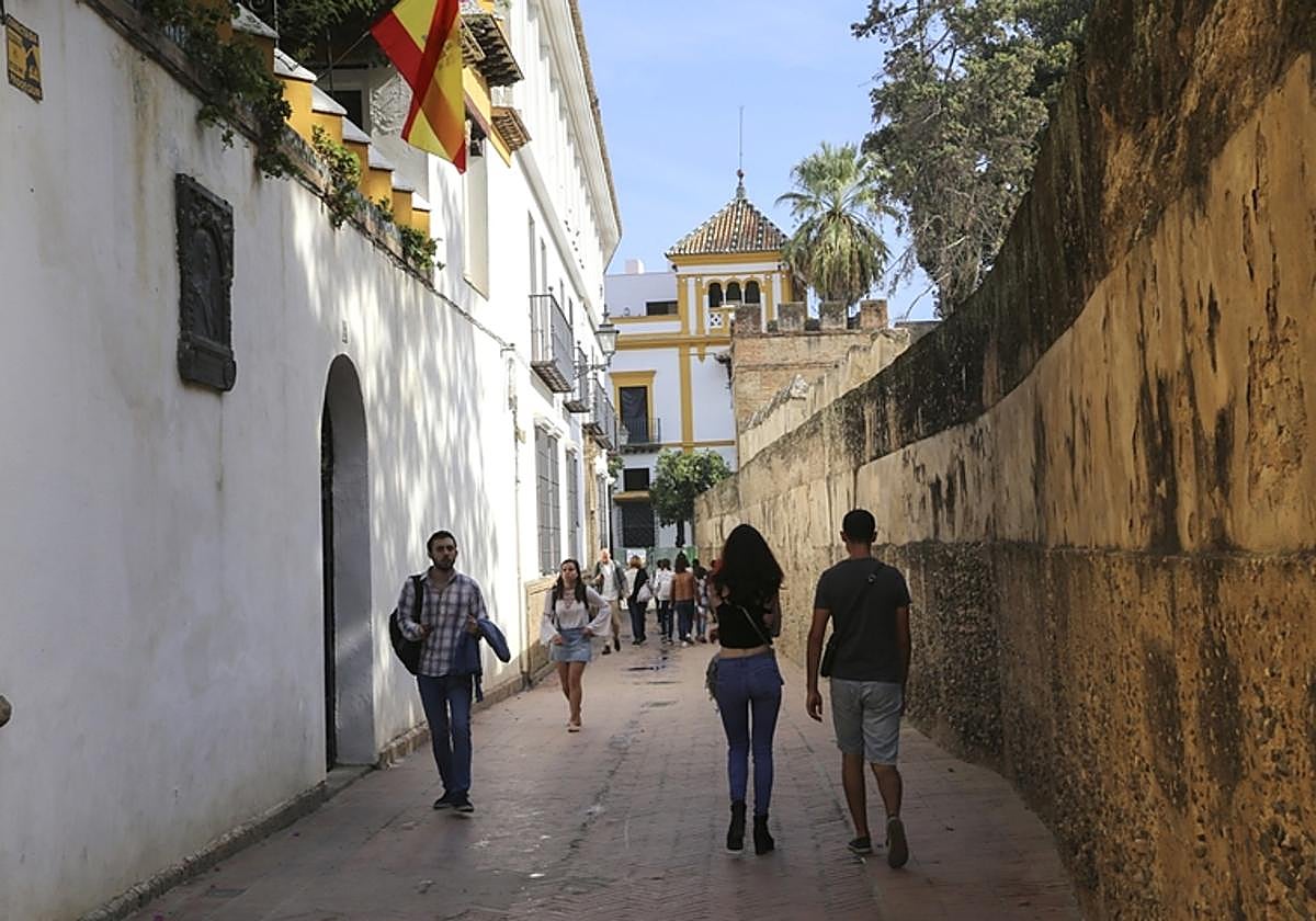 Callejón del Agua en el barrio de Santa de Santa Cruz