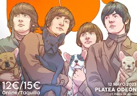 Homenaje de Hey Bulldogs a los Beatles, este viernes en Platea Odeón en Sevilla