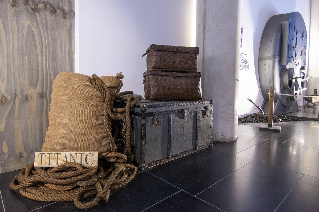 Exposición 'Titanic: The Reconstruction' , en el Pabellón de la Navegación