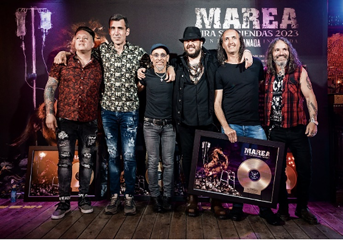 La banda de rock Marea