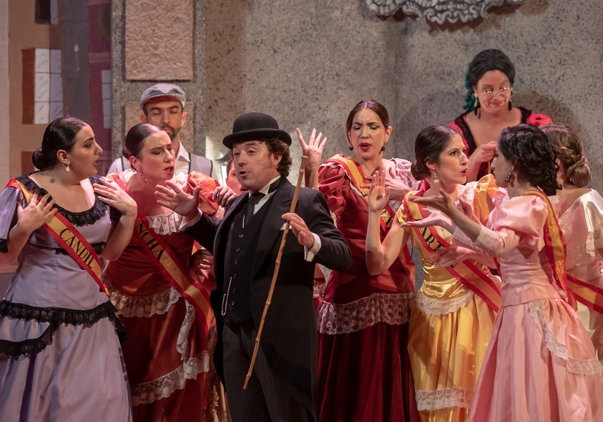 Un momento de 'La Gran Vía', zarzuela con la que ha terminado la temporada el Teatro Turina