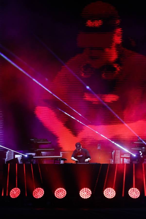 Concierto de Bizarrap en la Plaza de España para el Icónica Sevilla Fest