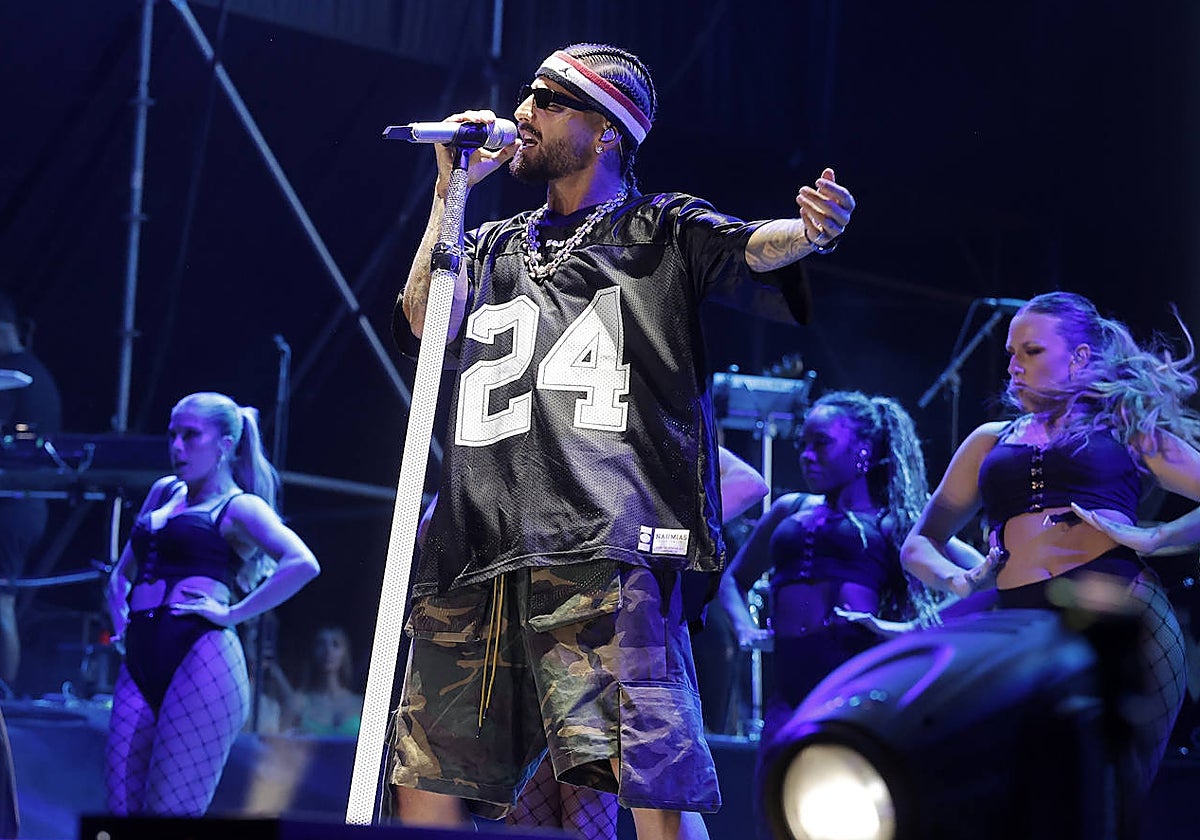 La actuación del cantante Maluma fue el plato fuerte del Festival Puro Latino de Sevilla