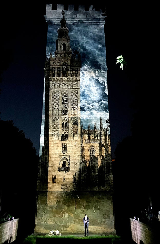 Aspecto del espectáculo 'Bécquer, la vigilia del sueño'