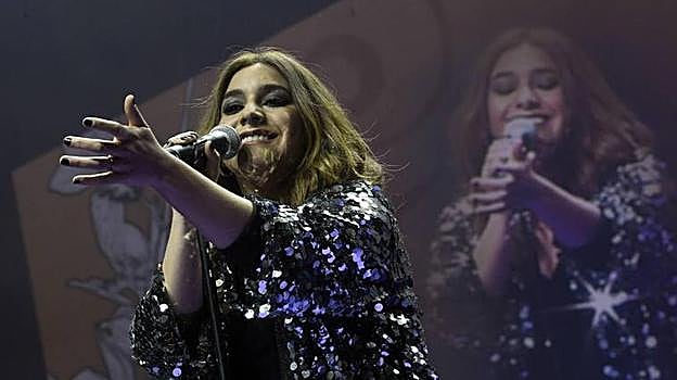 La joven pero prometedora cantante onubense Marta Soto