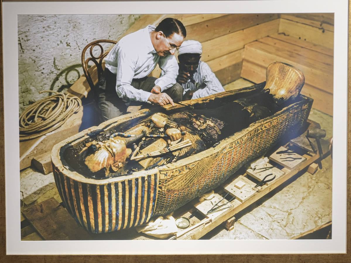 En la exposición se comprueba el amor del duque a Egipto y su relación con el arqueólogo Howard Carter