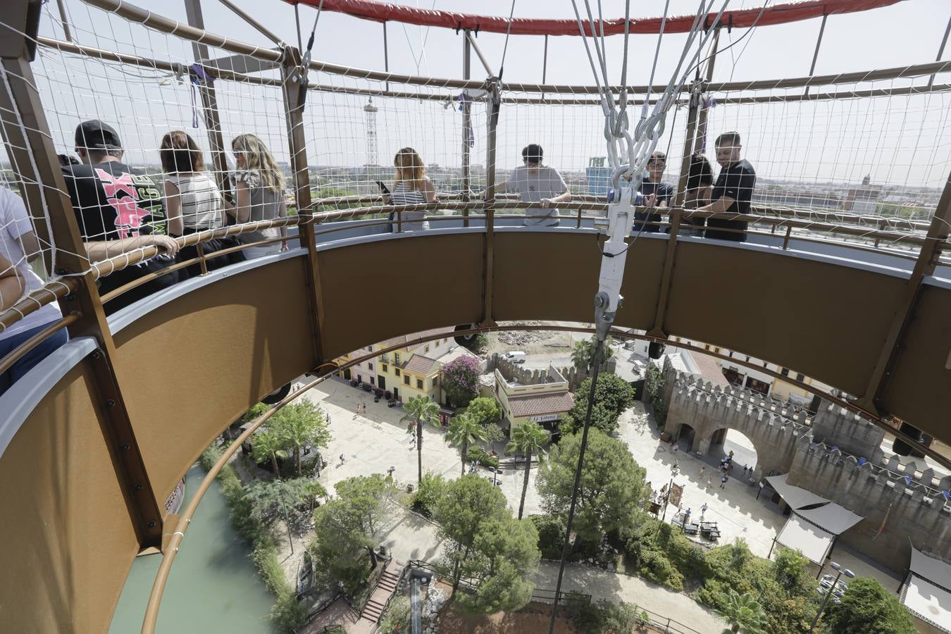 Panorámicas desde el interior del globo de Isla Mágica