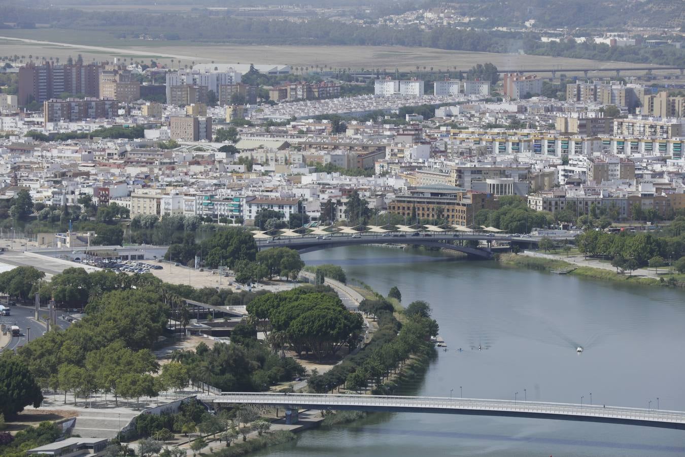 Panorámicas desde el interior del globo de Isla Mágica