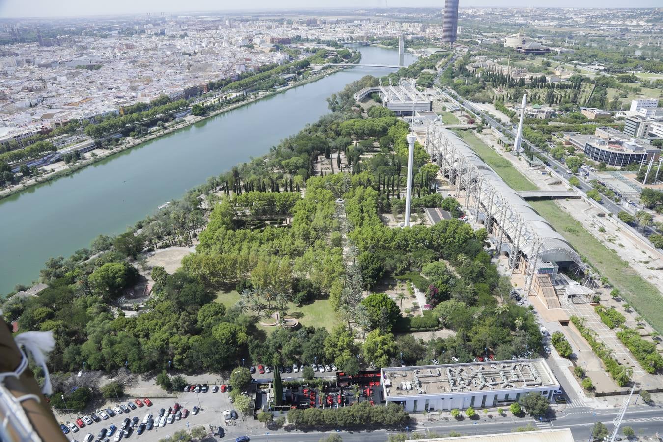 Panorámicas desde el interior del globo de Isla Mágica