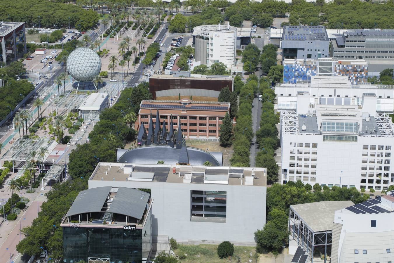 Panorámicas desde el interior del globo de Isla Mágica