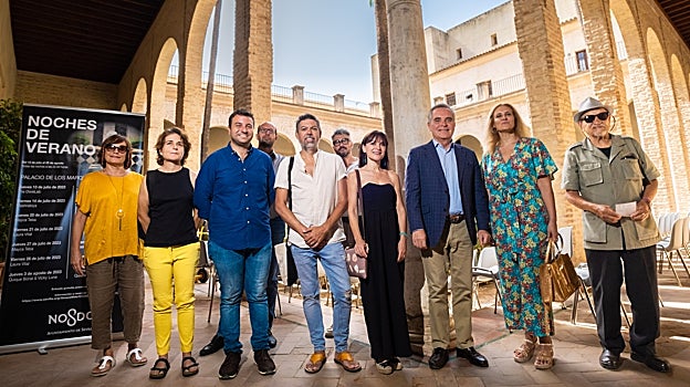 Presentación del ciclo cultural Noches de Verano en el Palacio de los marqueses de la Algaba