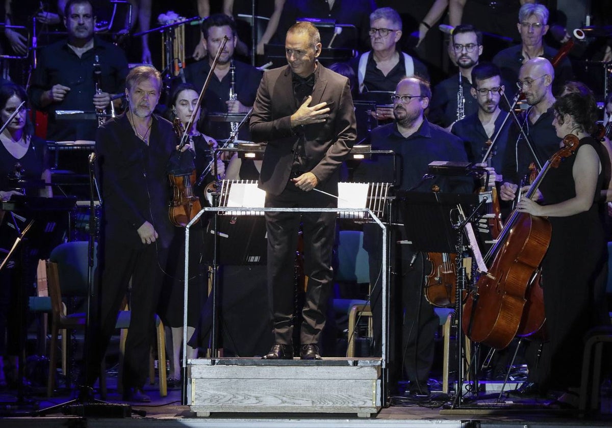 Uno de los momentos del concierto homenaje a Ennio Morricone dentro del Icónica Sevilla Fest