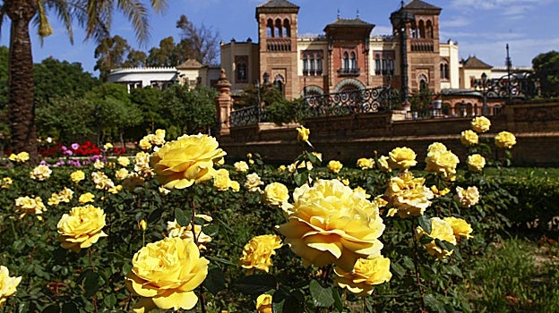 Uno de los rincones de el Parque María Luisa