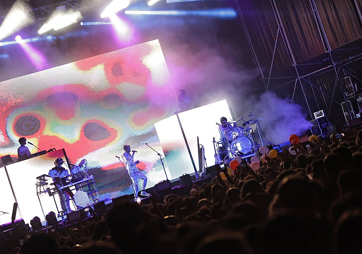 Un instante del concierto de La Casa Azul en Interestelar Sevilla 2023