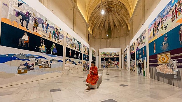 Interior de la exposición