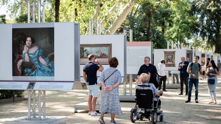 Imágenes de la exposición 'El Prado en las calles', en Sevilla