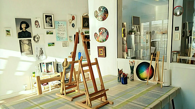 Interior de Aporia Espacio Creativo
