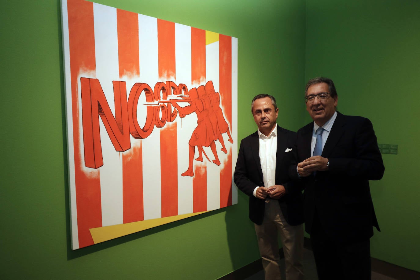 La inauguración de la exposición 'Vanidades', del artista sevillano Ricardo Suárez