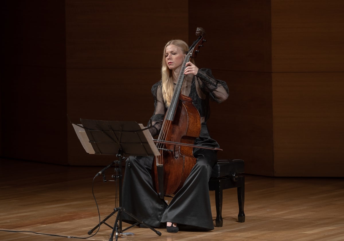 Johanna Rose durante el concierto ofrecido este viernes en Espacio Turina