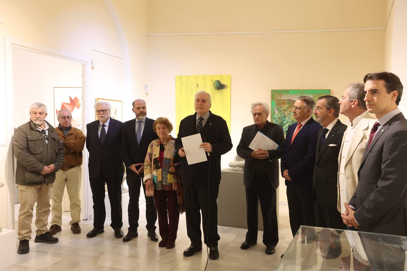 Inauguración de la LXXII Exposición Internacional de Otoño de la Real Academia de Santa Isabel de Hungría de Sevilla
