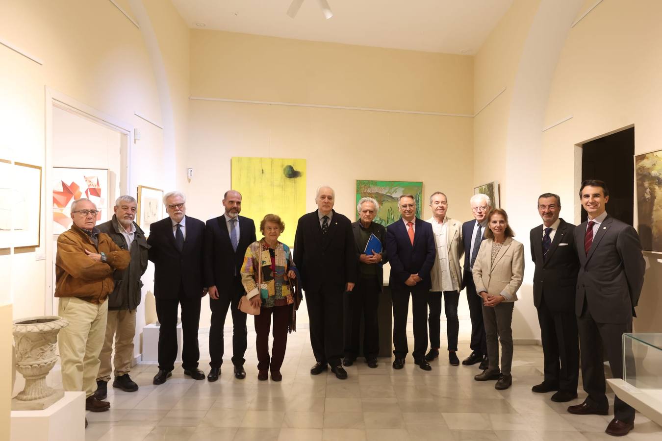 Inauguración de la LXXII Exposición Internacional de Otoño de la Real Academia de Santa Isabel de Hungría de Sevilla