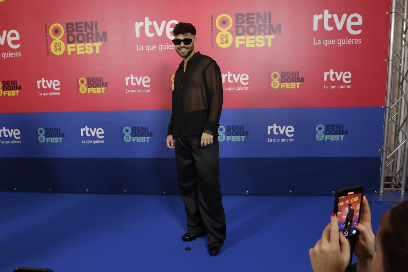 La presentación de los artistas que participan en el Benidorm Fest 2024, en el Teatro Alameda de Sevilla