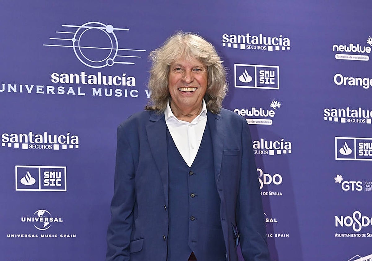 José Mercé en la alfombra roja de la gala «El Flamenco es Universal»