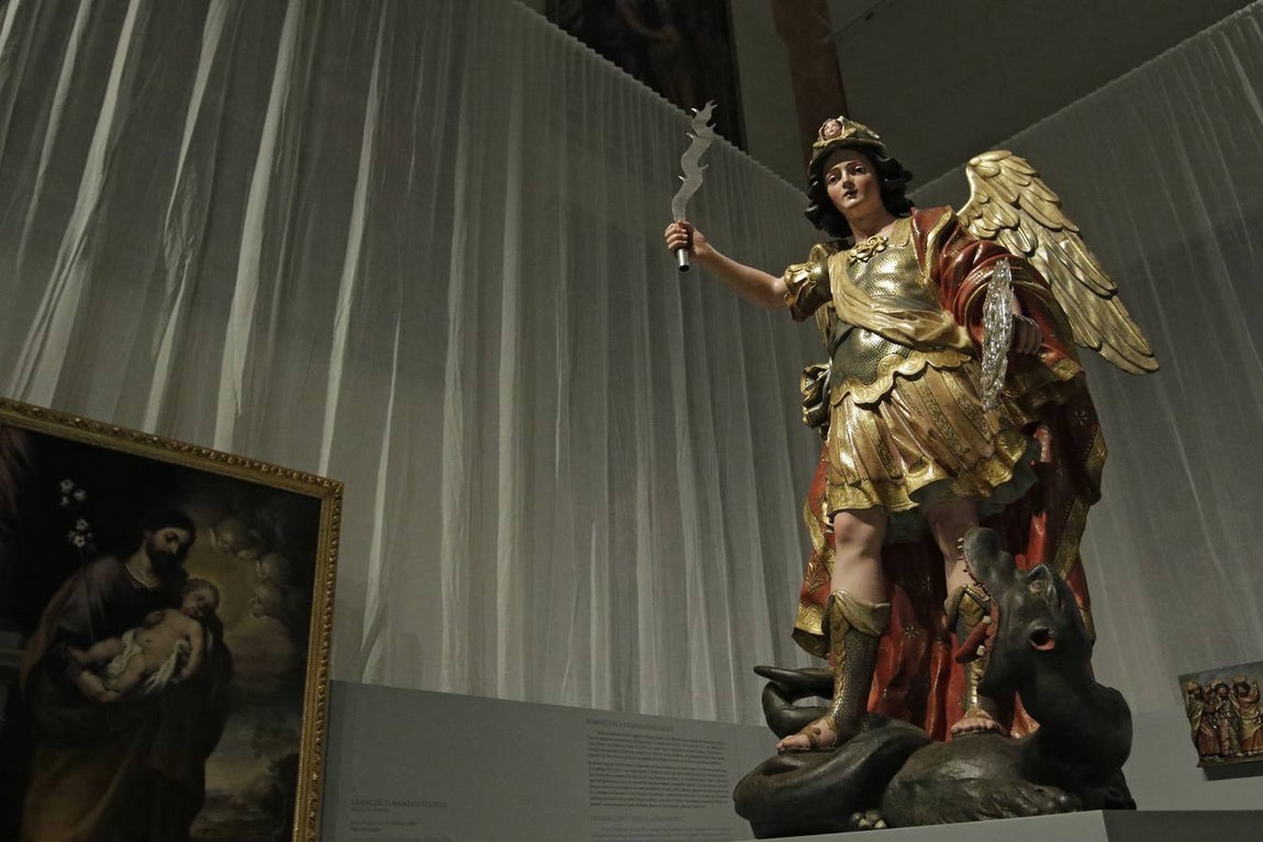 La inauguración de la exposición 'Pedro Roldán, escultor (1624-1699)', en el Museo de Bellas Artes de Sevilla