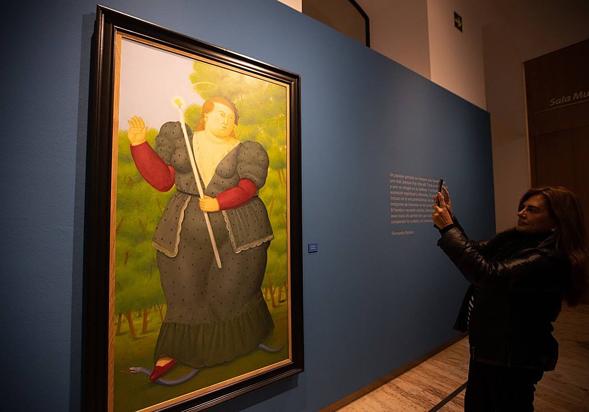 La exposición de Botero podrá disfrutarse hasta el mes de febrero en la Fundación Cajasol