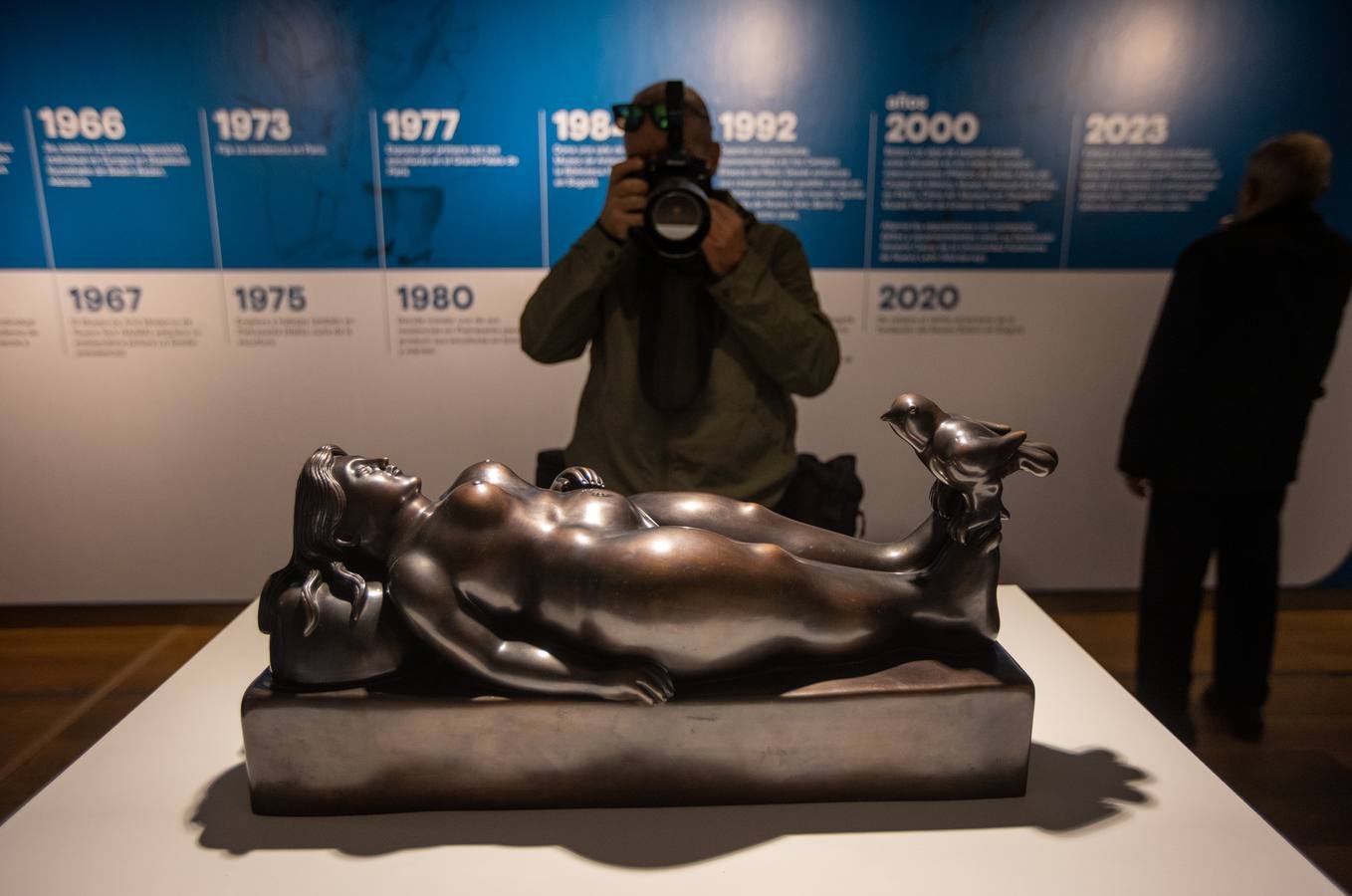 La exposición de Botero podrá disfrutarse hasta el mes de febrero en la Fundación Cajasol