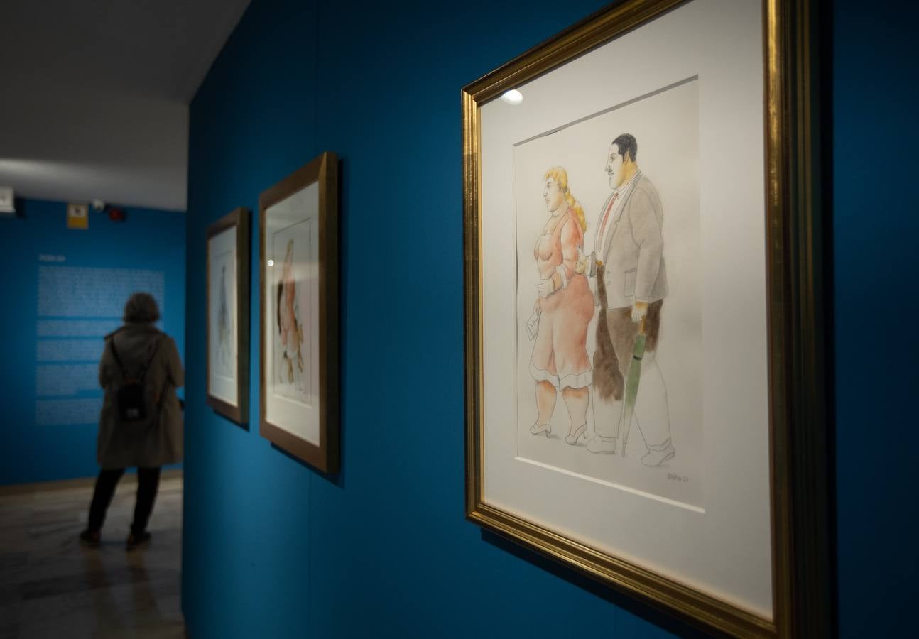 La exposición de Botero podrá disfrutarse hasta el mes de febrero en la Fundación Cajasol