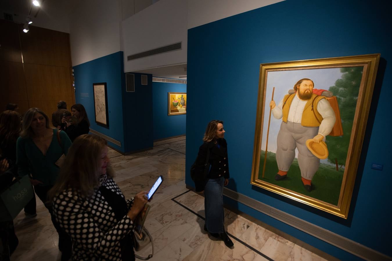 La exposición de Botero podrá disfrutarse hasta el mes de febrero en la Fundación Cajasol