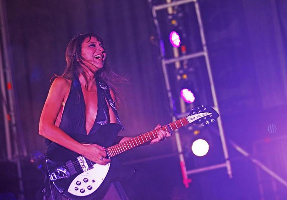 La cantante Amaral en su último concierto en Sevilla