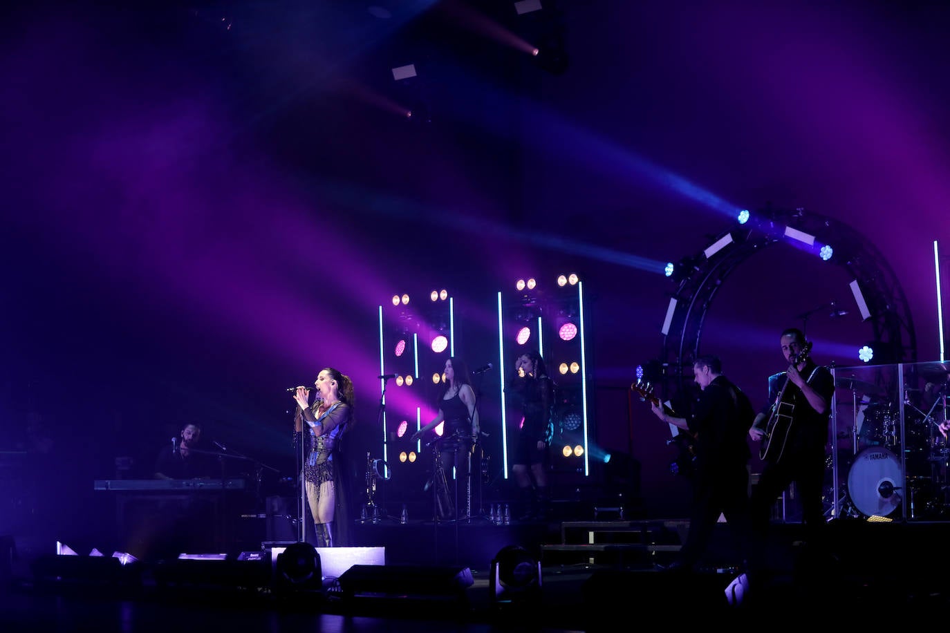 El concierto de Malú en el auditorio del Cartuja Center CITE de Sevilla