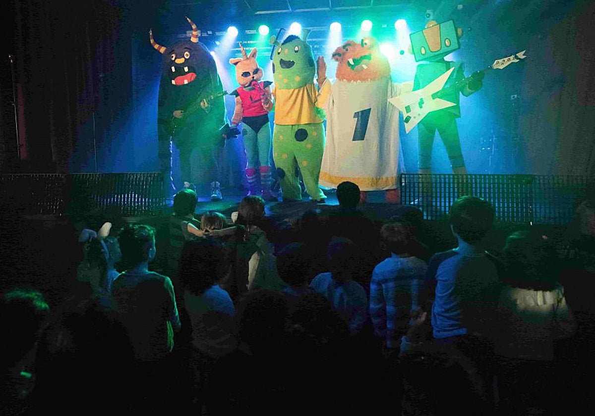 El grupo Monstrurock en una de sus actuaciones