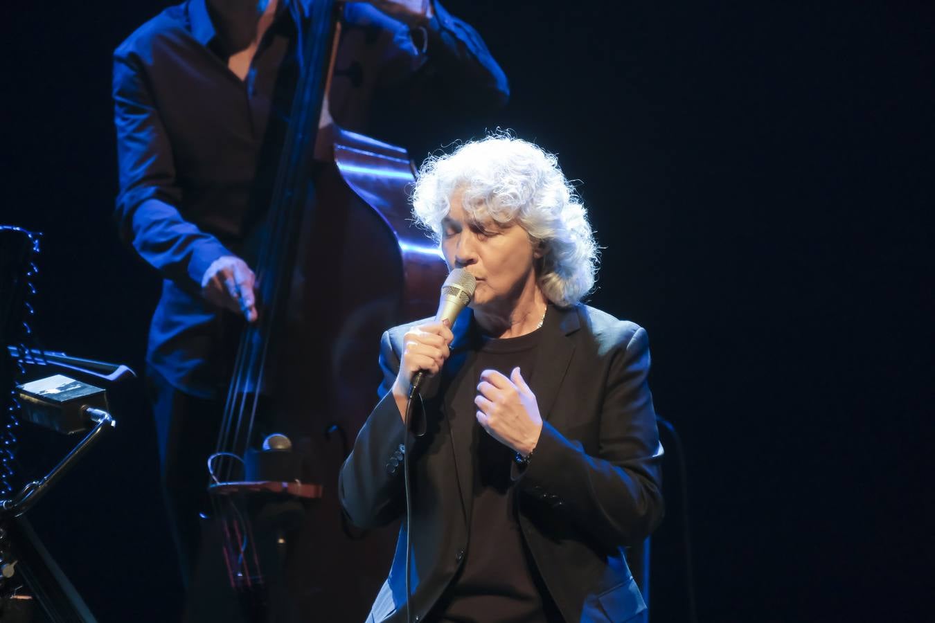 La artista, sobre el escenario del Maestranza