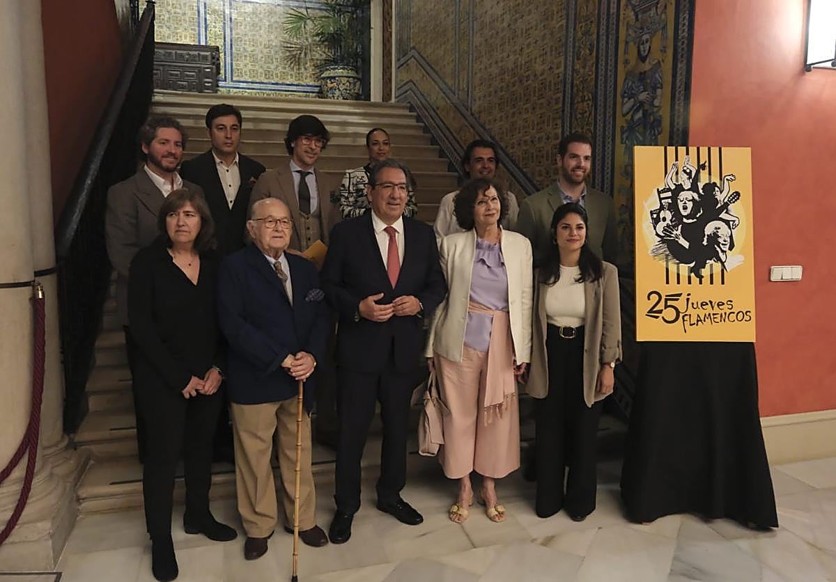Presentación del cartel de los 25 Jueves Flamencos en la Fundación Cajasol