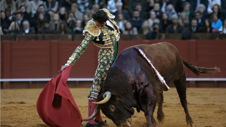 Roca Rey el pasado Domingo de Resurrección 31 de marzo en Sevilla