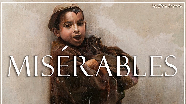 Parte del cartel de la ruta de 'Los Miserables'