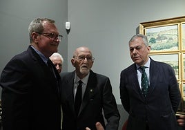 Los pintores arropan a José Luis Mauri en su exposición antológica en Espacio Santa Clara