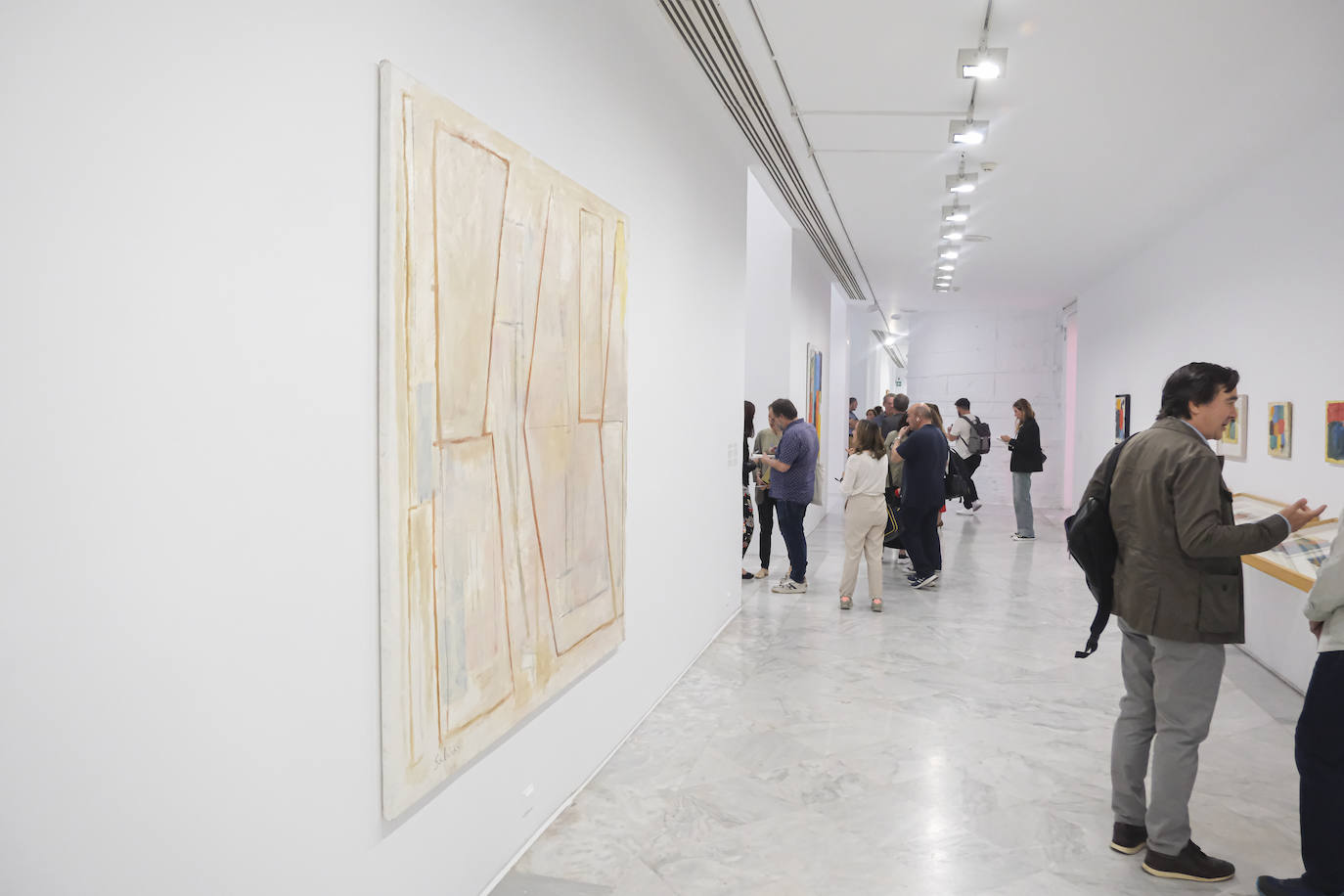 La exposición 'Abstracto estricto' de Manuel Salinas, en el Centro Andaluz de Arte Contemporáneo